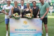 Julia Görges und Tommy Haas gewinnen die „schauinsland-reisen Champions Trophy“ im Mixed – Letzter Auftritt von Michael Stich