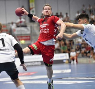 Handball Bundesliga ASV Hamm Dresden;Krings;Merten;