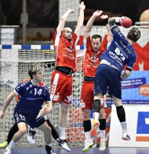 Handball Bundesliga ASV Hamm Wilhelmshaven Markus Fuchs,Marian Orlowski