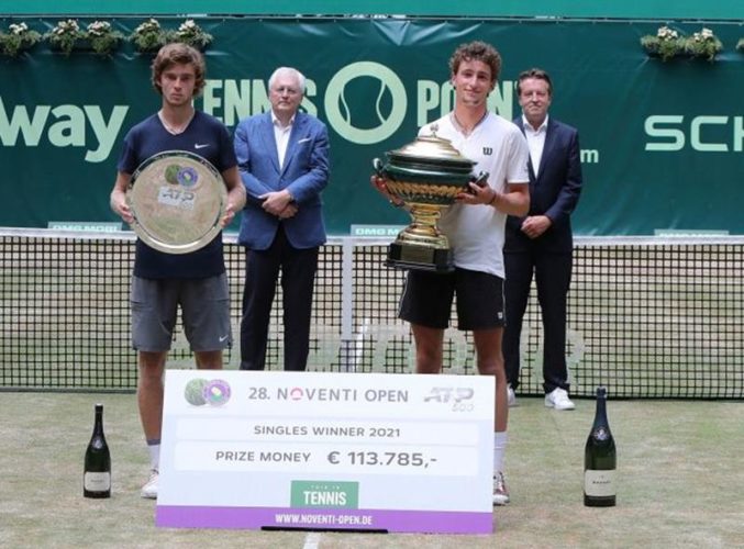 28 Noventi Open Ugo Humbert Gewinnt Uberzeugend Gegen Andrey Rublev Sku Das Grosste Sportportal Im Kreis Unna