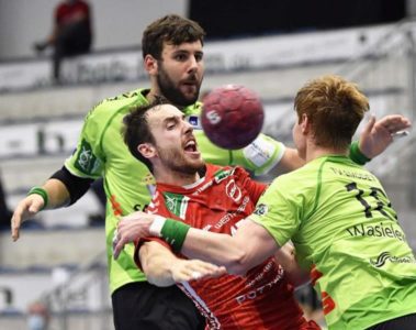 Handball Bundesliga Hamm Emsdetten; Soeren Suedmeier;
