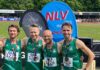 400m-Staffel der SuS Oberaden Masters-Athleten mit DM-Bronze erfolgreich