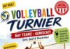 Pritschen und baggen beim Beachvolleyballturnier von TuRa Bergkamen am 13. Juni